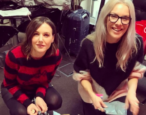 Sali Hughes and Jo Jones founders of Beauty Banks 